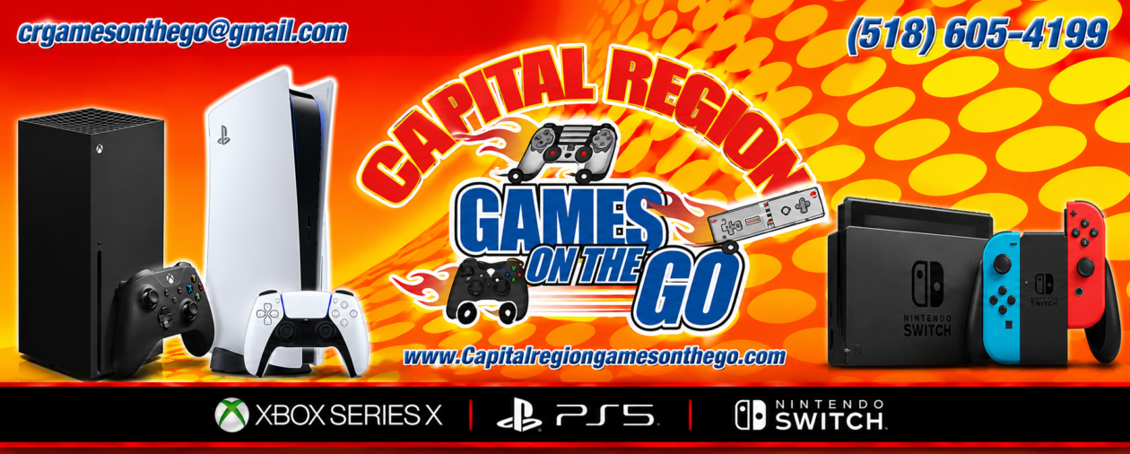 Capital Region Games On The Go – Video Game Truck Party in Albany, Clifton Park, Colonie & More